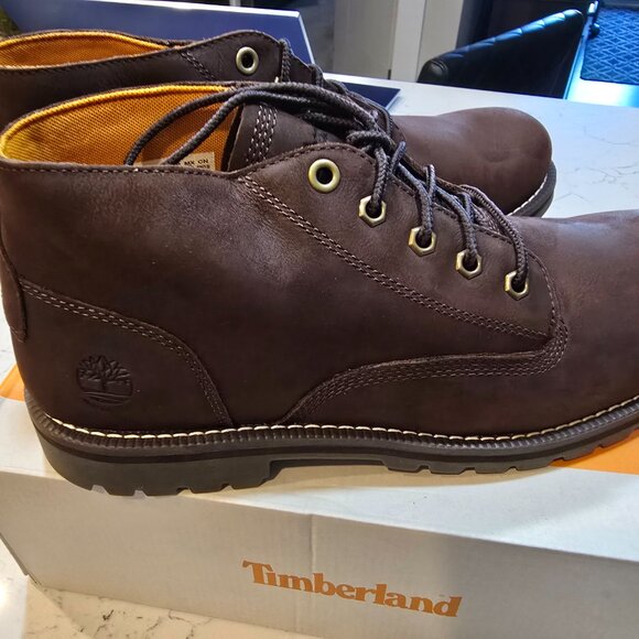 Timberland Men's Redwood Falls Waterproof Chukka Boot Soil SIZE 12 NEW - Picture 5 of 13